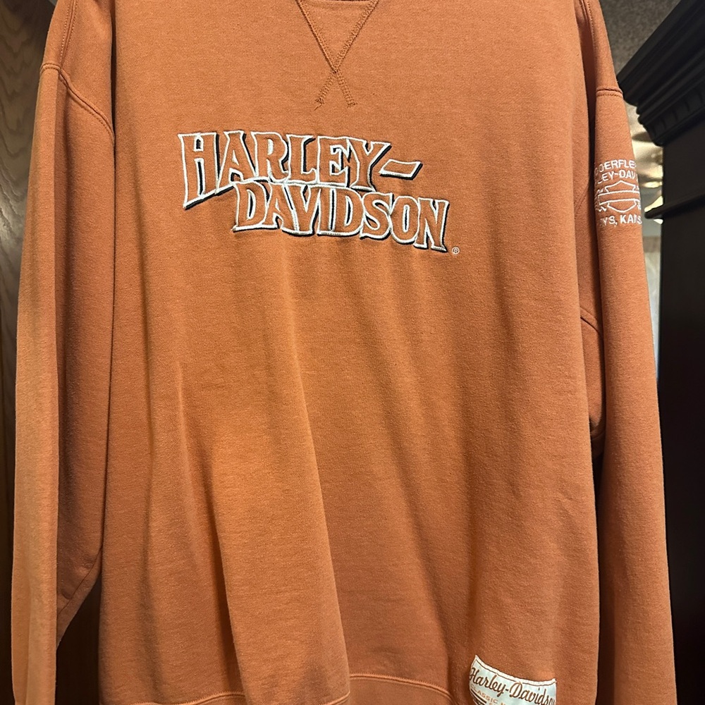Harley Davidson crew neck sweatshirt